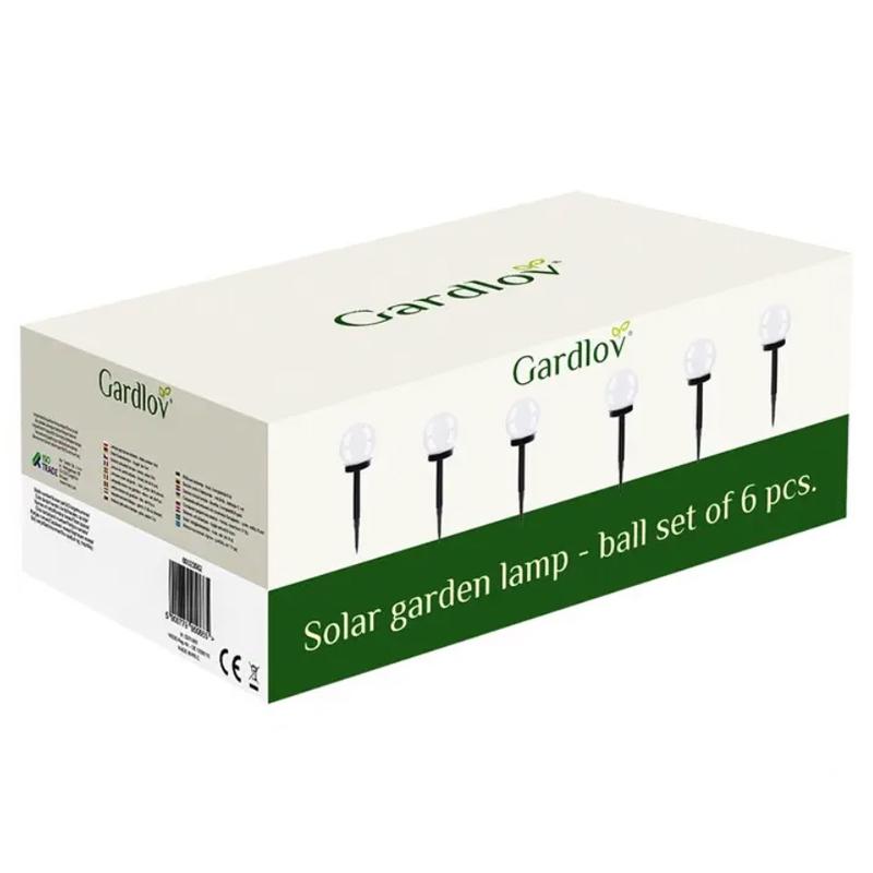 Светильники садовые уличные Gardlov 23562 на солнечных батареях с автоматическим включением 6 шт. - фото 10 Светильники садовые уличные Gardlov 23562 на солнечных батареях с автоматическим включением 6 шт. - фото 10