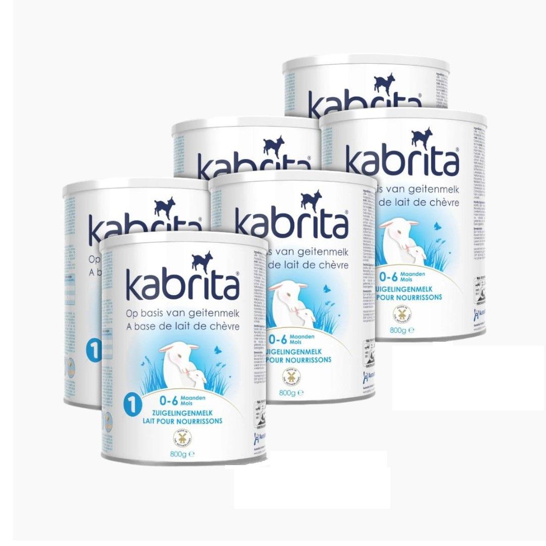 Набір Kabrita 1 Premium дитяча суміш на козячому молоці від 0 до 6 міс. 6х800 г (U8716677010564х6)