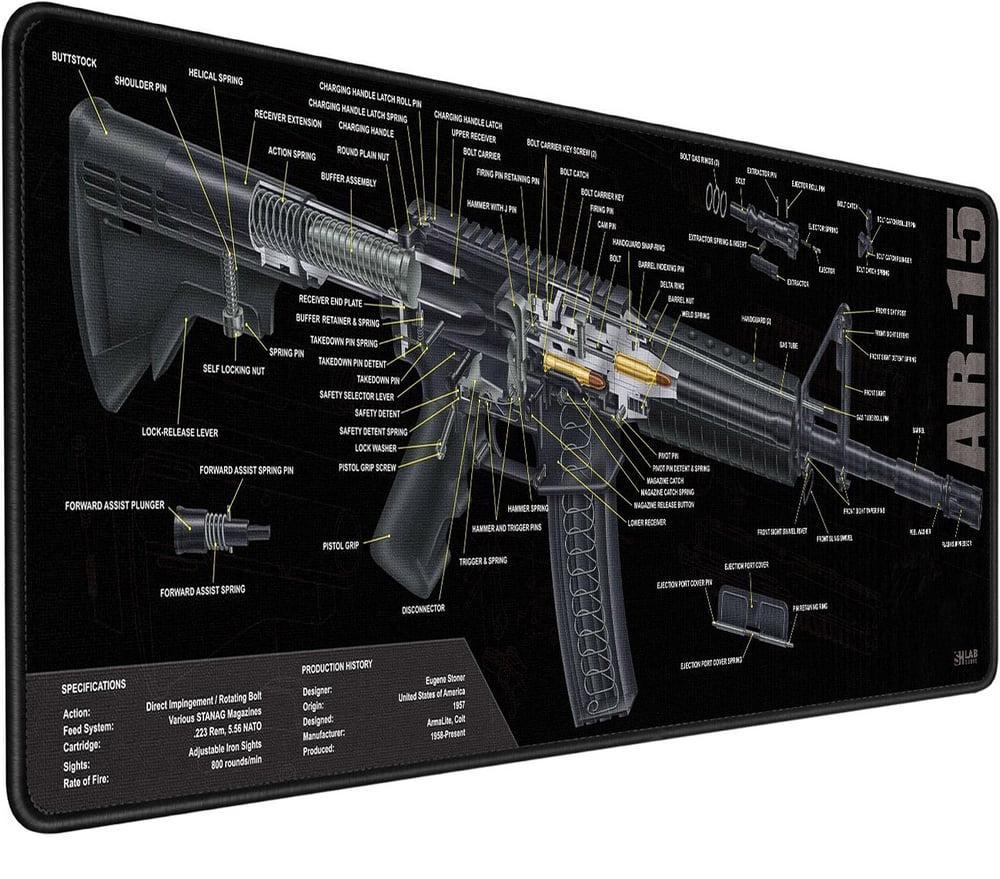 Ігрова поверхня SHLab AR-15 SHM-721 90х40 см (38855)