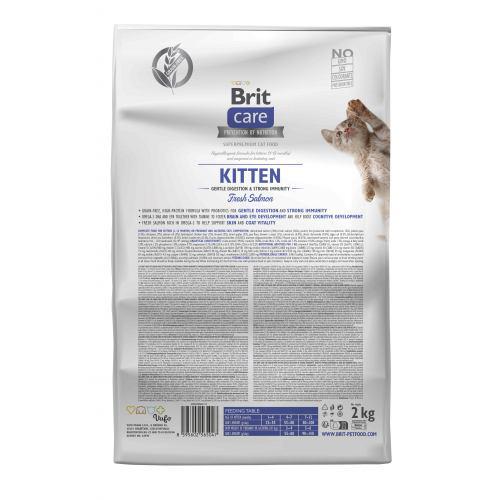 Корм сухий Brit Care Cat by Nutrition Kitten Gentle Digestion Strong Immunity с лососем 2 кг - фото 3 Корм сухий Brit Care Cat by Nutrition Kitten Gentle Digestion Strong Immunity с лососем 2 кг - фото 3