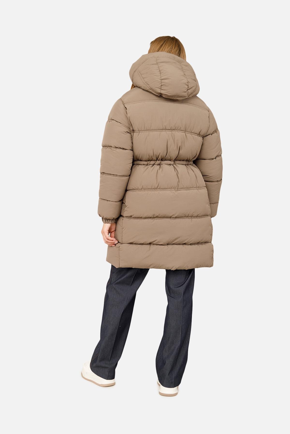 Куртка жіноча р. 46 Коричневий (SKT001020249) - фото 5 Куртка жіноча р. 46 Коричневий (SKT001020249) - фото 5