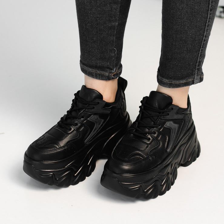 Кроссовки женские Fashion Vivian 3912 р. 37 23 см Черный (10424726)