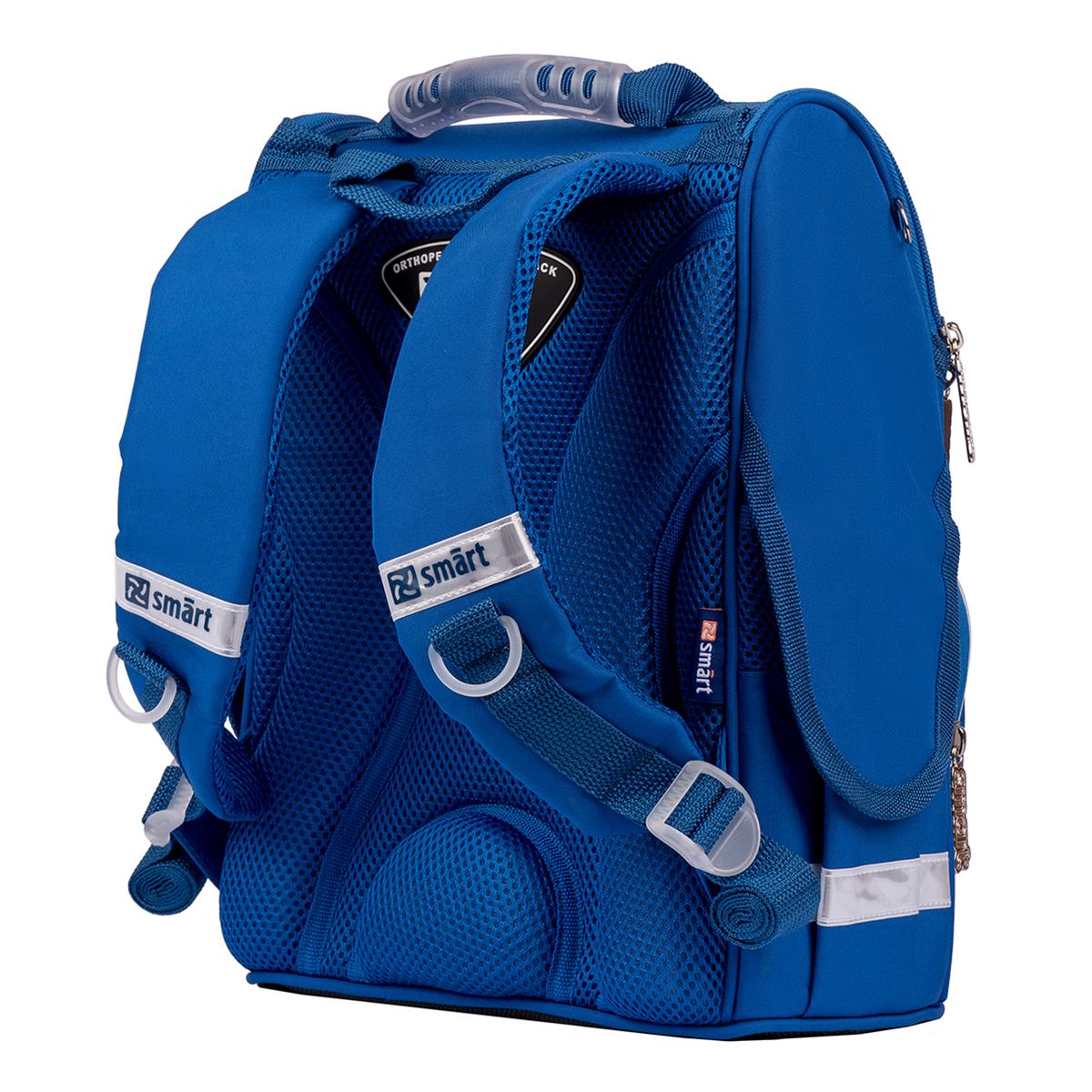 Рюкзак шкільний каркасний Smart PG-11 Navi Синій (557018) - фото 3 Рюкзак шкільний каркасний Smart PG-11 Navi Синій (557018) - фото 3