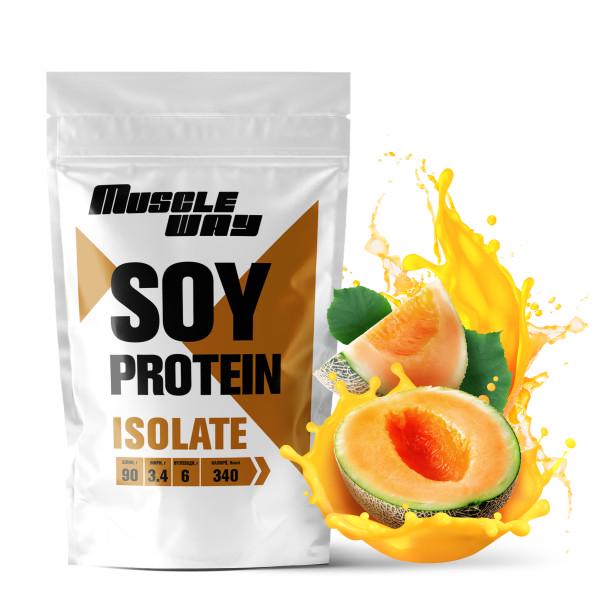 Протеїн соєвий ізолят MuscleWay 90% 15 порцій 500 г Диня (21-125-soy-mw-rs500d)