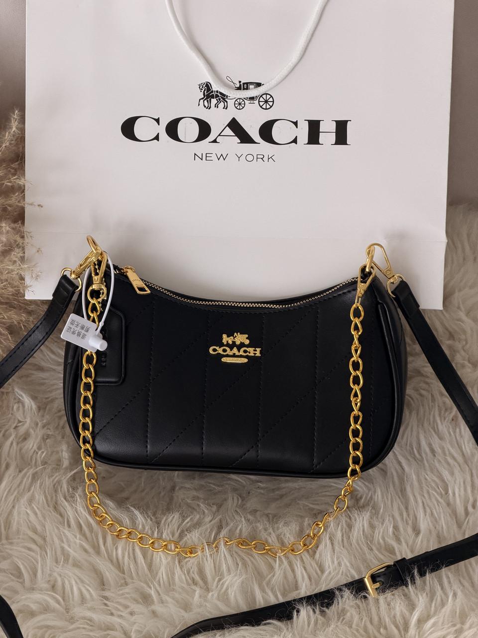 Сумка жіноча Coach Teri Shoulder Bag With Quilting через плечі Коуч Чорний (2979319008) Сумка жіноча Coach Teri Shoulder Bag With Quilting через плечі Коуч Чорний (2979319008)