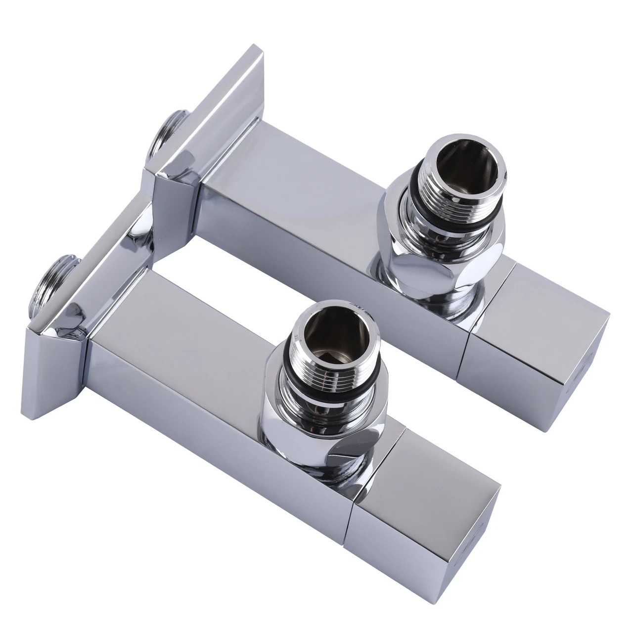 Комплект полуоборотных кранов угловых с американкой Solomon LUX 1/2" CUBE 8888 Chrom (1200000161) - фото 4 Комплект полуоборотных кранов угловых с американкой Solomon LUX 1/2" CUBE 8888 Chrom (1200000161) - фото 4