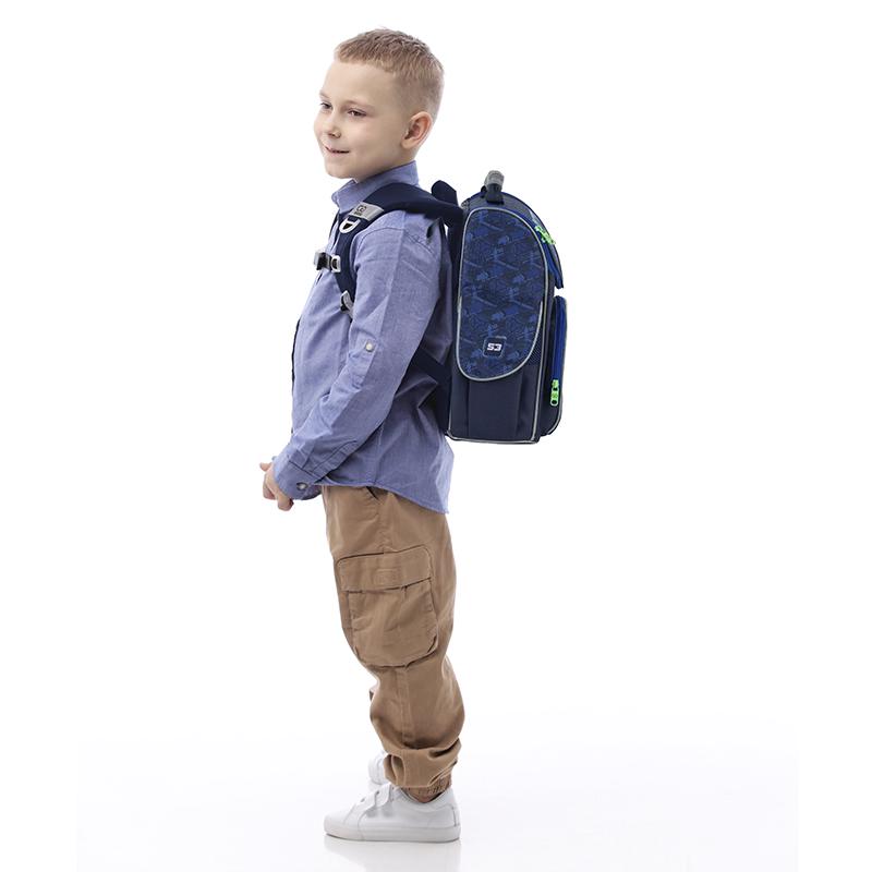 Школьный каркасный рюкзак GoPack Education GO25-5001S-6 Racing с ортопедической спинкой (995156) - фото 6 Школьный каркасный рюкзак GoPack Education GO25-5001S-6 Racing с ортопедической спинкой (995156) - фото 6