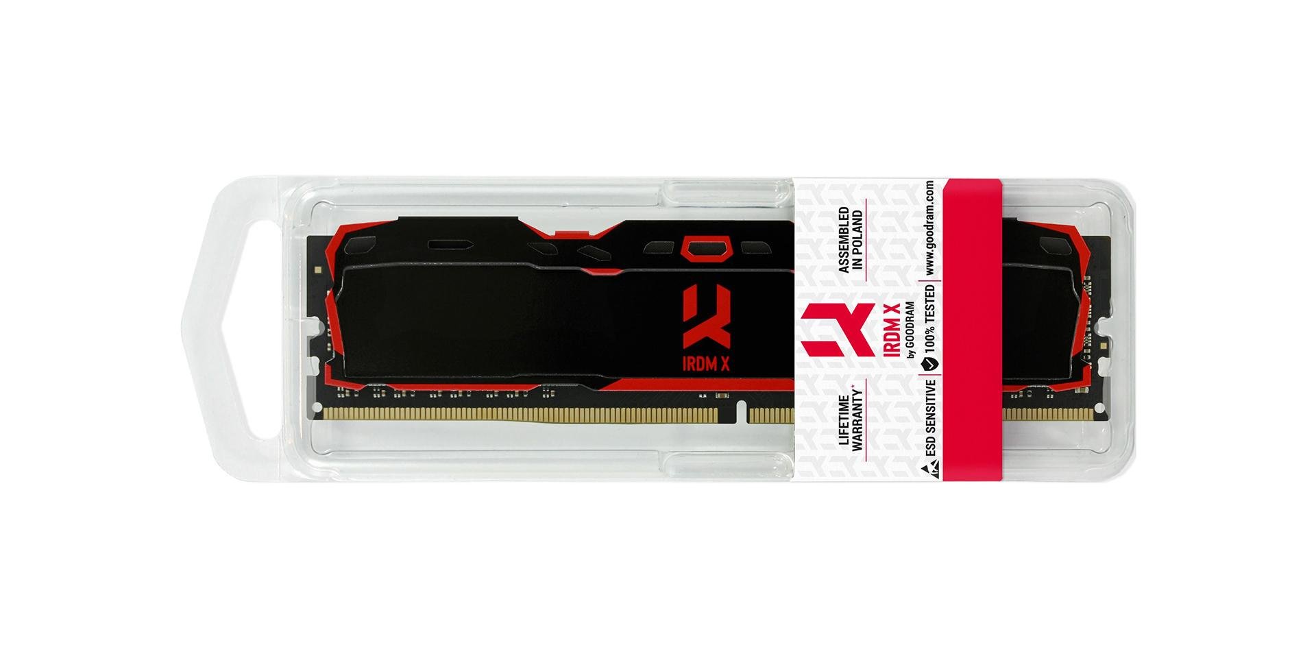 Оперативная память Goodram Iridium X DDR4 8GB/3200 Black (IR-X3200D464L16SA/8G) - фото 2