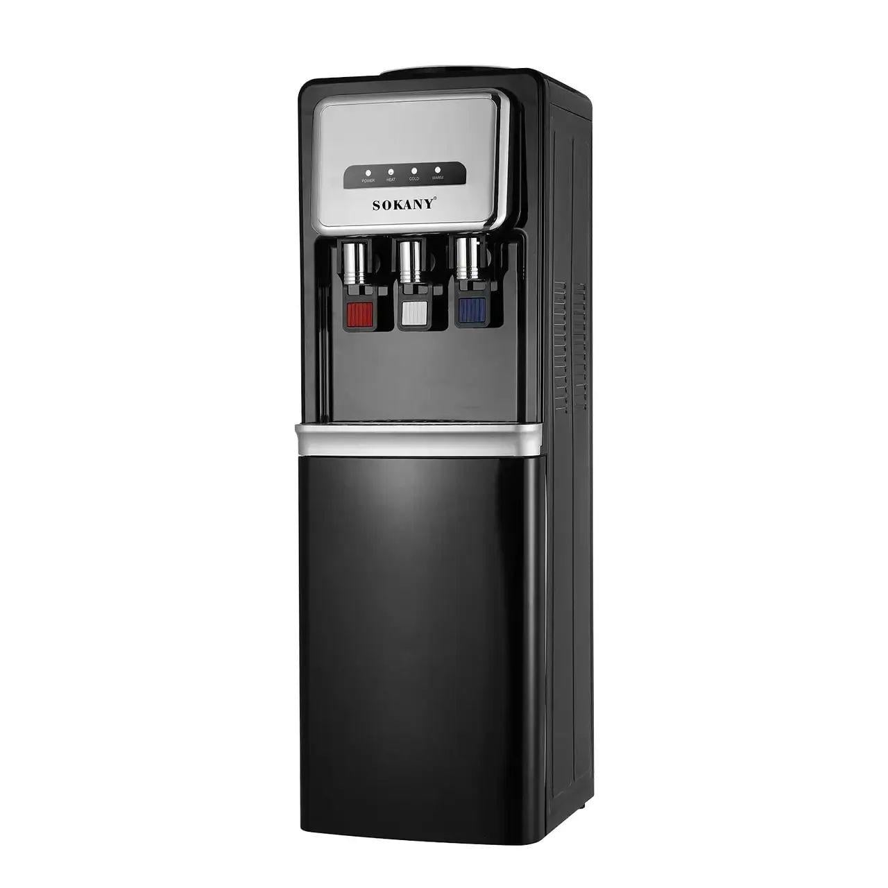 Диспенсер для воды Sokany SK-09036 компрессионный с возможностью охлаждения и нагрева 500 Вт Черный (opt-104878)