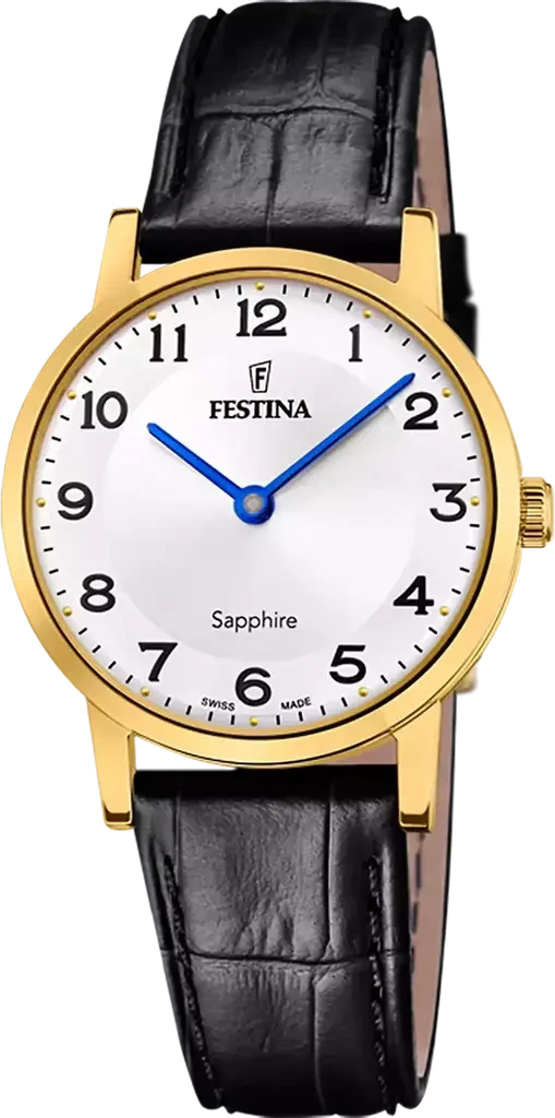 Наручные часы женские Festina F20017/5 Classics Swiss Made со стальным корпусом/сапфировым стеклом WR 50 м и белым циферблатом Наручные часы женские Festina F20017/5 Classics Swiss Made со стальным корпусом/сапфировым стеклом WR 50 м и белым циферблатом