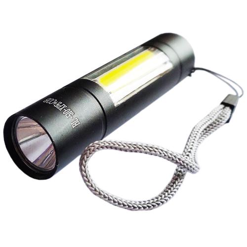 Фонарь ручной аккумуляторный BL-510/1501-XPE COB Черный