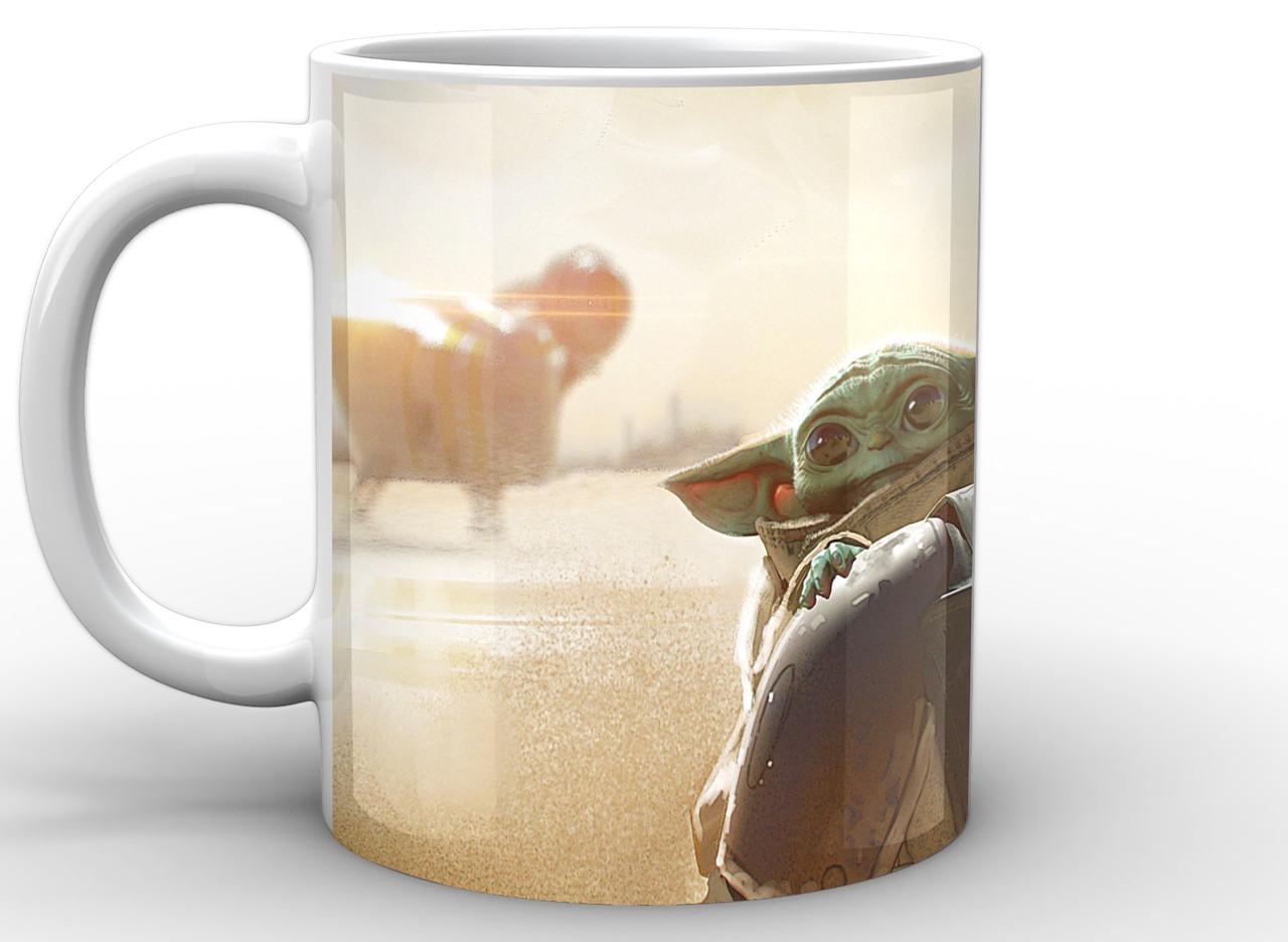 Чашка Gee! Звёздные войны Мандалорец и Маленький Йода Star Wars The Mandalorian TM.04.06