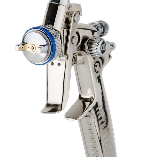 Краскопульт пневматический Intertool PT-0128 HVLP II MINI профессиональный форсунка 0,8 мм верхний пластиковый бачок 250 мл 2-2,5 бар (1649555760) - фото 6 Краскопульт пневматический Intertool PT-0128 HVLP II MINI профессиональный форсунка 0,8 мм верхний пластиковый бачок 250 мл 2-2,5 бар (1649555760) - фото 6