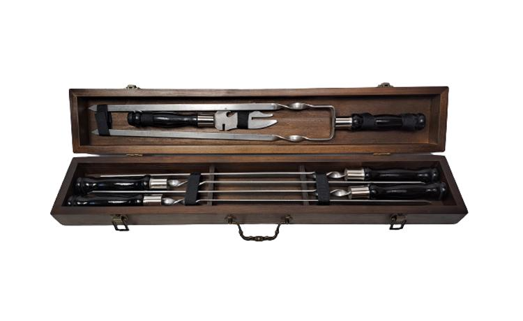Набор шампуров в кейсе Шашлычник (7-3-80475)