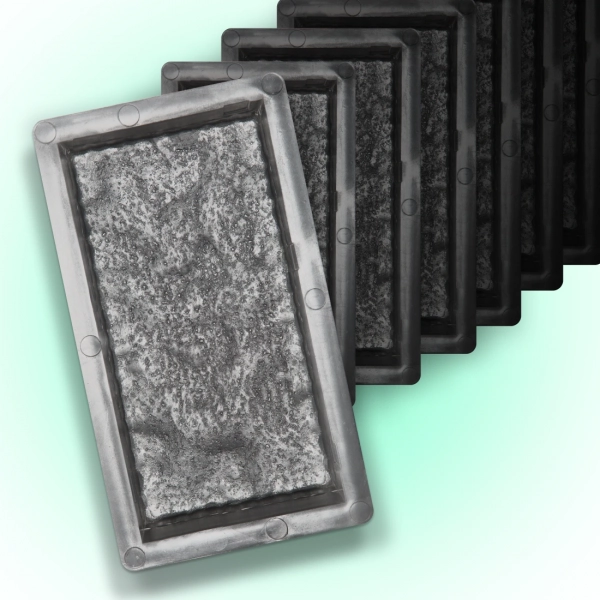 Форми для тротуарної плитки Верес-2007 Бруківка колота 60 мм 10 шт. (1080110-3206)