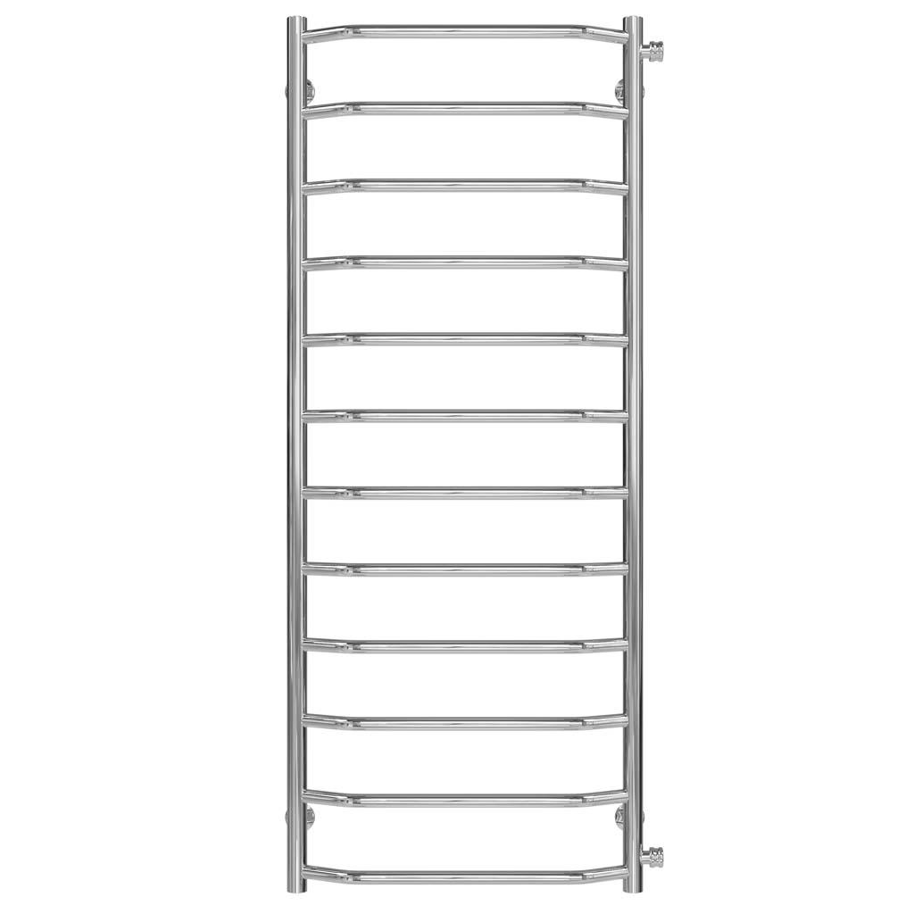 Полотенцесушитель водяной Deffi Трапеция П12 боковое правое подключение нержавеющая сталь 500х1300 мм Хром (C.TR.130.50.12.C.C)