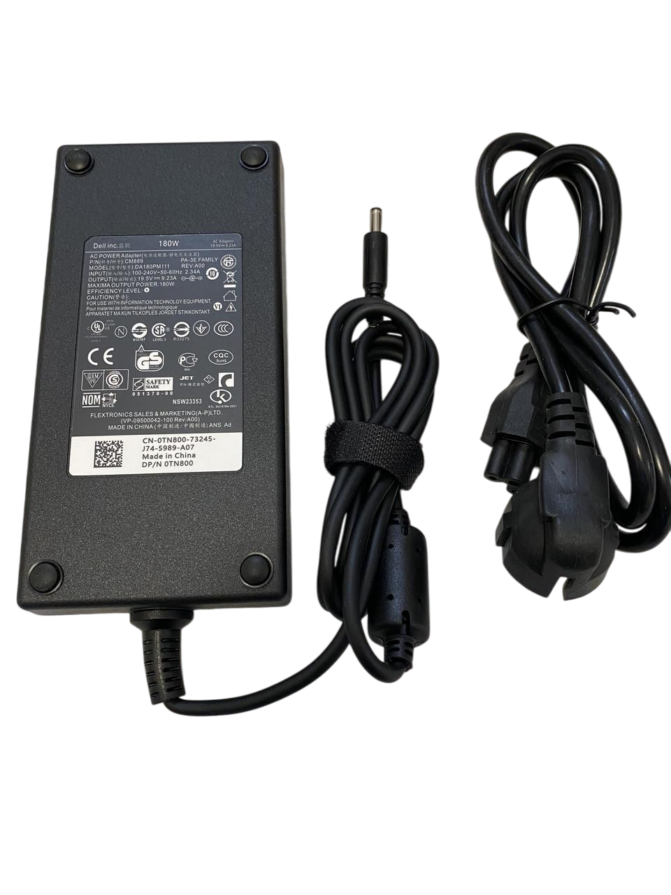 Блок питания для ноутбука Dell 19,5V 9,23 A 180W 4,5х3,0 pin с кабелем 220 В (2572498603)