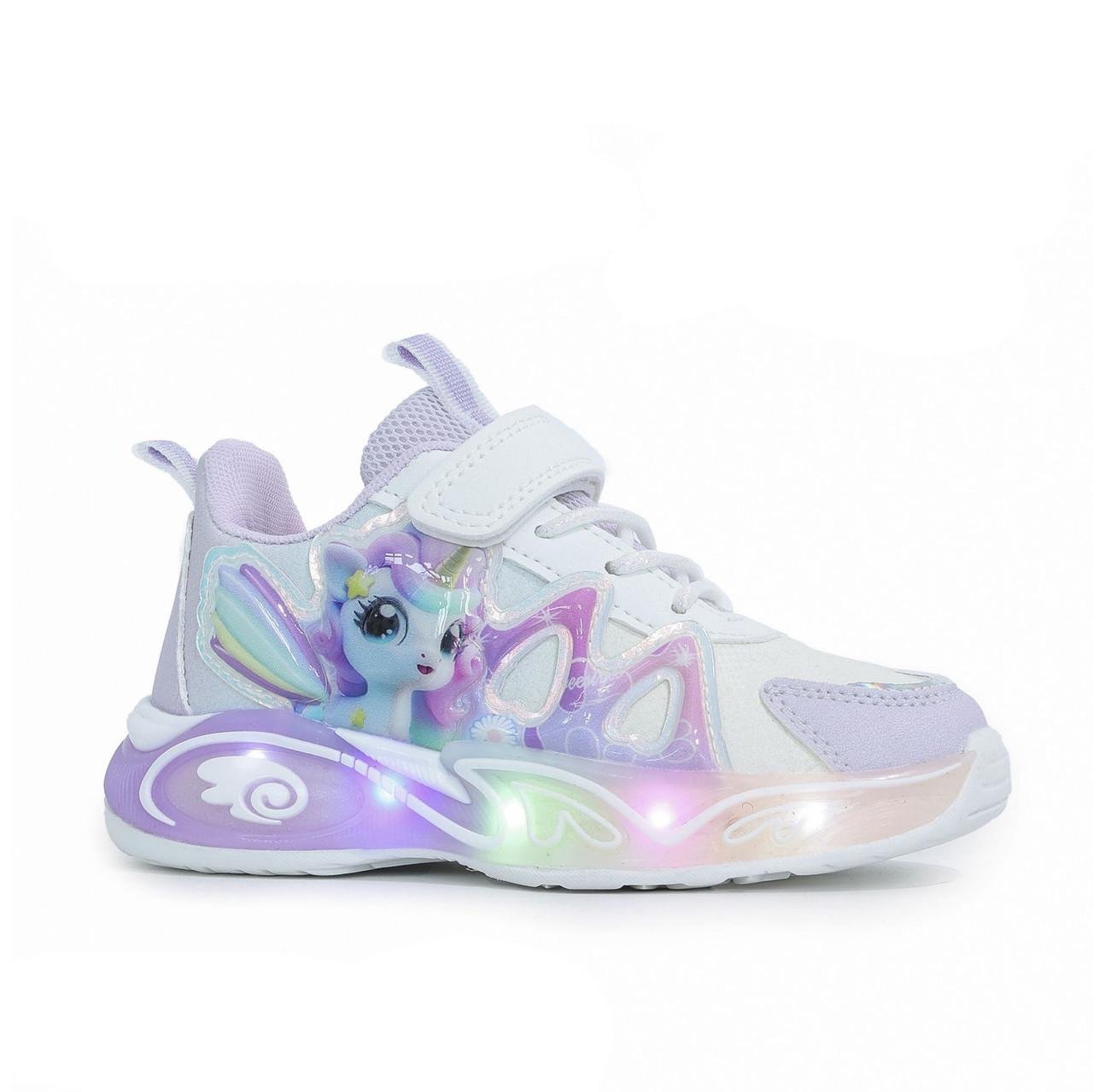 Кросівки для дівчаток Clibee LB1138/29 р. 29 Фіолетовий