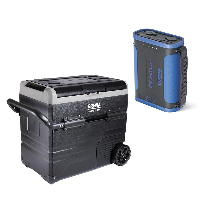 Автохолодильник Brevia 22640 с портативной зарядной станцией ePower 96 Ah 60 л (fp_4)