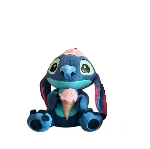 Игрушка мягкая Стич с мороженым 50 см Синий (136598)