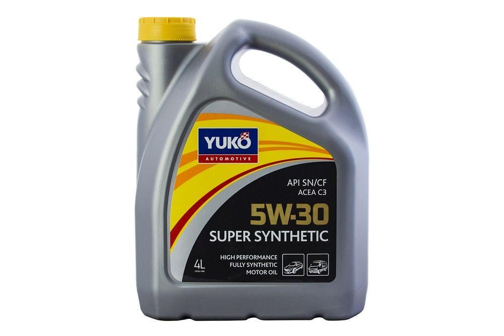 Олива автомобільна моторна YUKO SUPER SYNTHETIC 5W-30 4 л