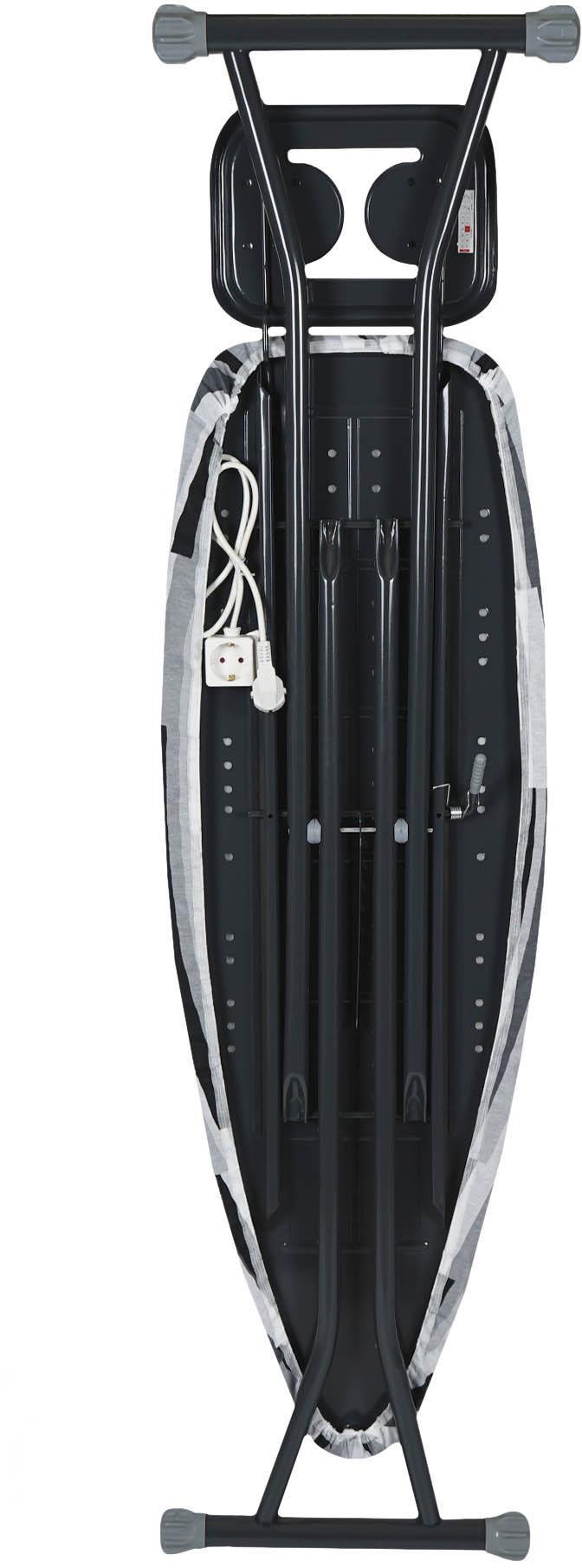 Гладильная доска EuroHome CLOUD Полосы моноблок с розеткой 40x118 см Черно-серый (EH11840MPLE-2) - фото 6 Гладильная доска EuroHome CLOUD Полосы моноблок с розеткой 40x118 см Черно-серый (EH11840MPLE-2) - фото 6