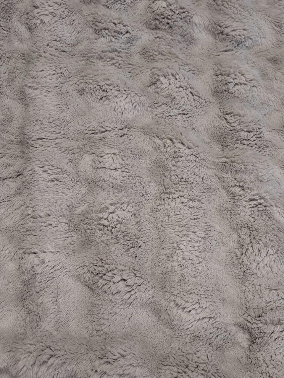 Плед-покрывало флисовый Colorful Home Шторм 200х220 см Светло-серый (1433) - фото 6