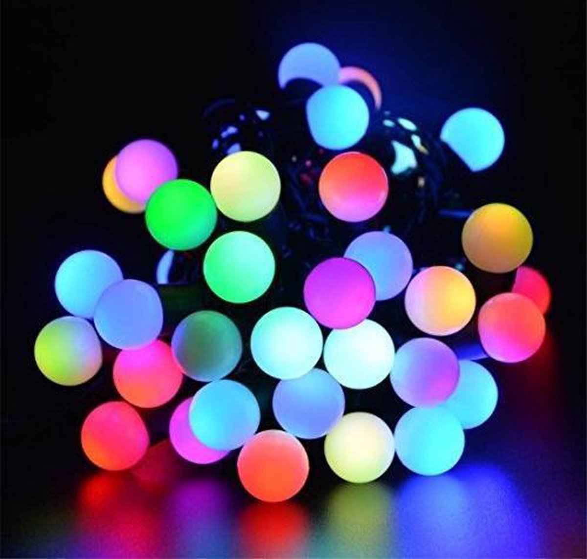 Гирлянда линейная RD-7100 28 LED шары 5 м Разноцветный