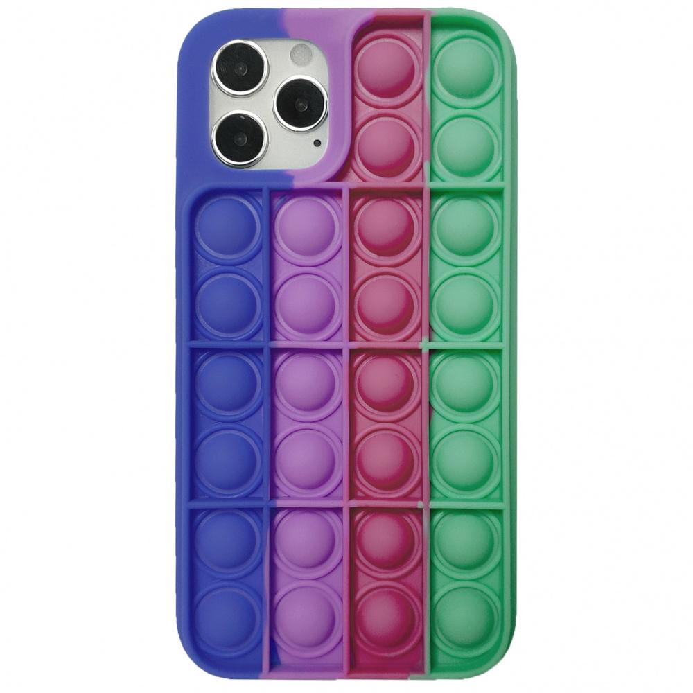 Чехол PRC Pop it Case TPU для iPhone 12 Pro Max Sea blue