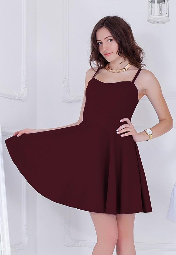Сукня жіноча Podium Ivory 12171-BORDO S Бордовий