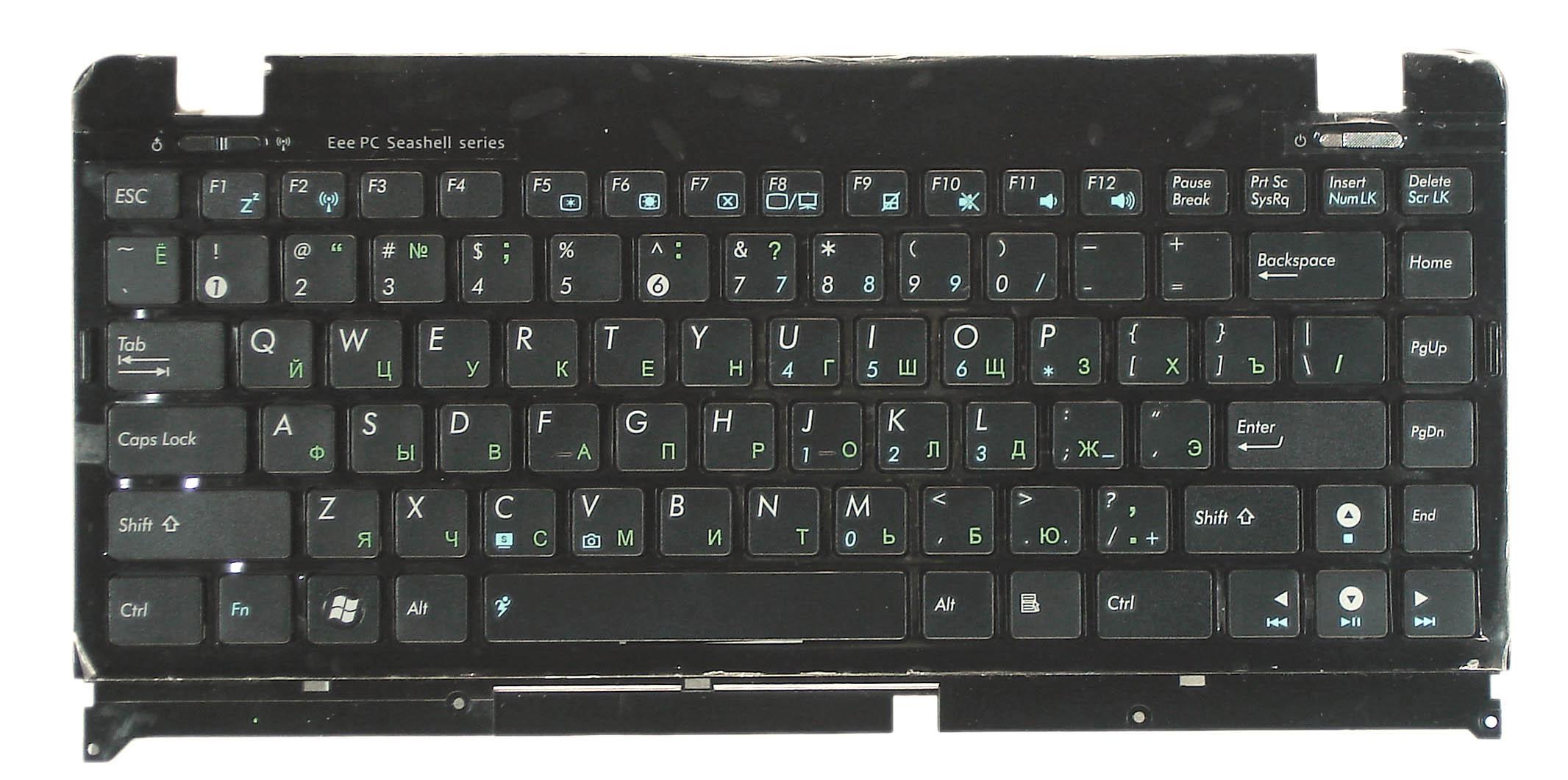 Клавіатура для ноутбука Asus EEE PC 1215 Black Frame Black