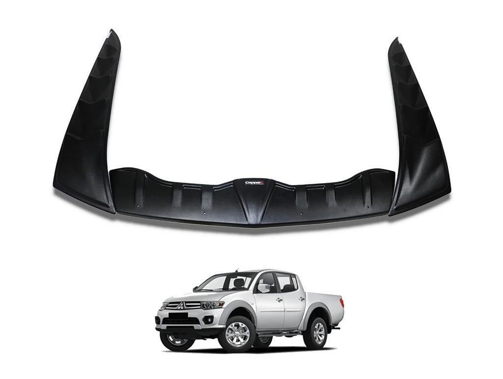 Накладка на капот V4 EuroCap для Mitsubishi L200 2006-2015 гг. abs-пластик Черный