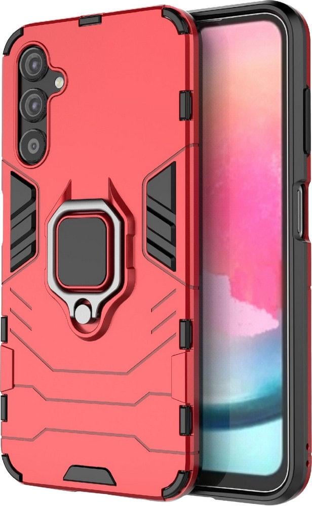 Противоударный чехол Samsung Galaxy A25 A256 (подставка кольцо) Red (36136-2D)