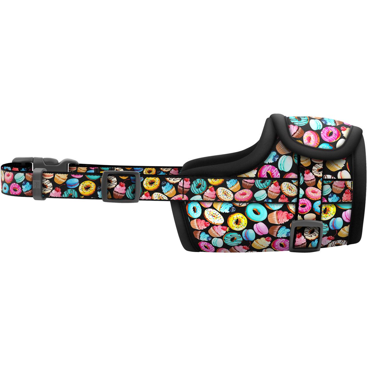 Намордник для собак нейлоновый Waudog Nylon регулируемый Пончики №1 обхват морды 14-20 см (5384) - фото 3 Намордник для собак нейлоновый Waudog Nylon регулируемый Пончики №1 обхват морды 14-20 см (5384) - фото 3