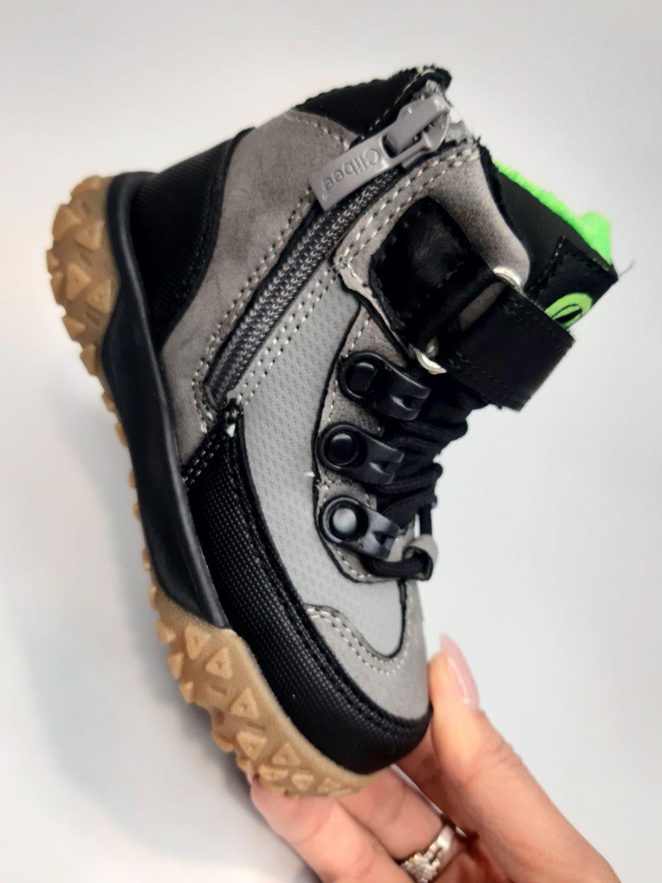 Черевики зимові Clibee для хлопчика р. 26 17,5 см Сірий (602 grey-green) - фото 4