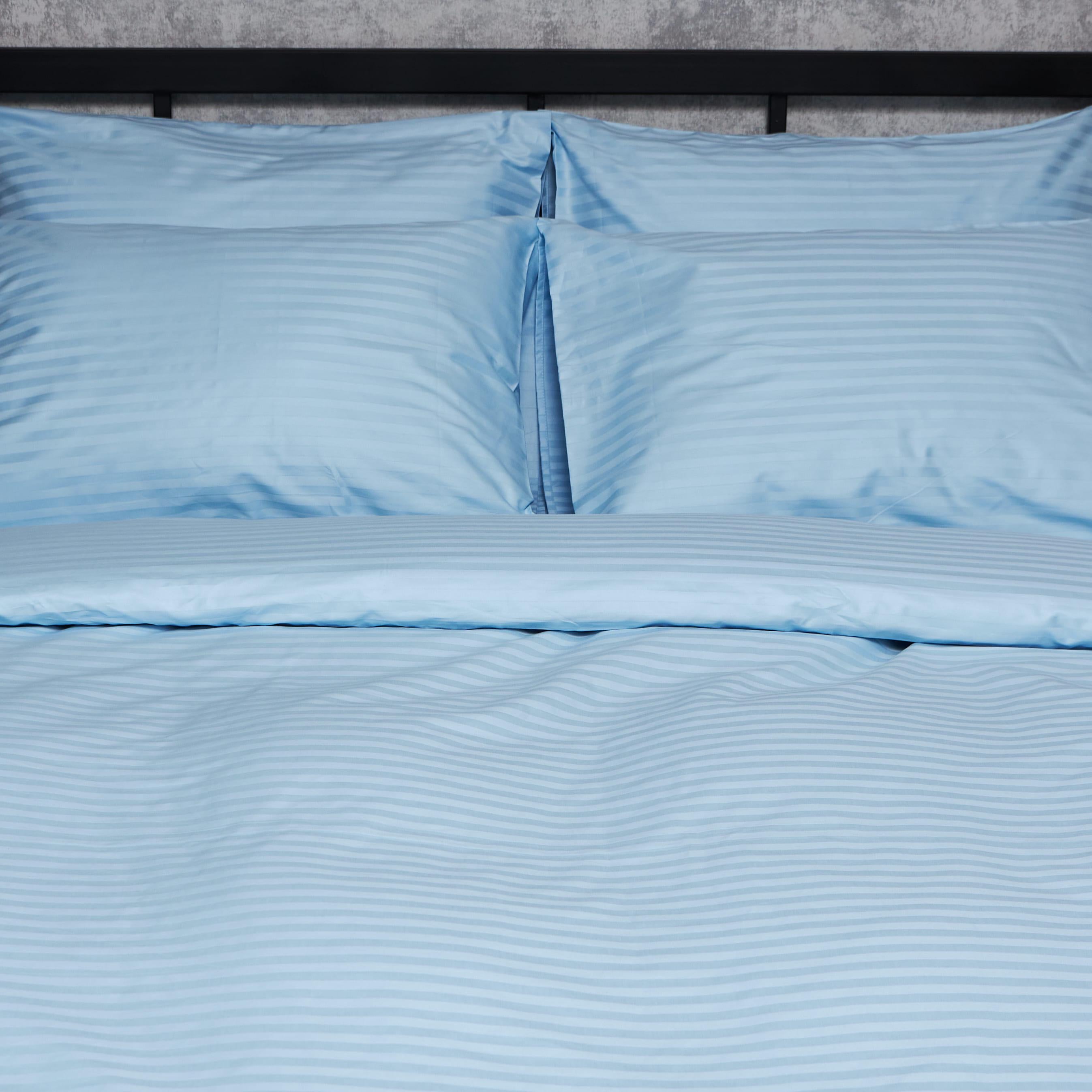 Набор наволочек Moon&Star Satin Stripe 40х60 см 2 шт. Ocean Calm (MS-840001255)