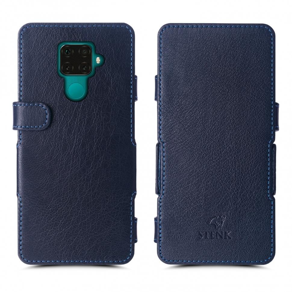 Чехол книжка Stenk Prime для Huawei Nova 5i Pro Синий (66454)
