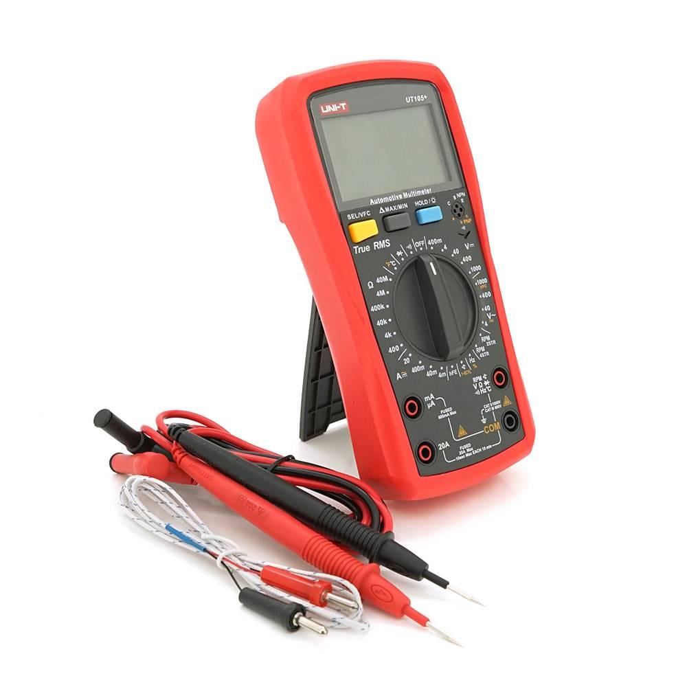 Мультиметр UNI-T UT105+ вимірювання V/A/R Hz/C/NCV/True RMS/перевірка діодів продзвонювання HOLD (29481)