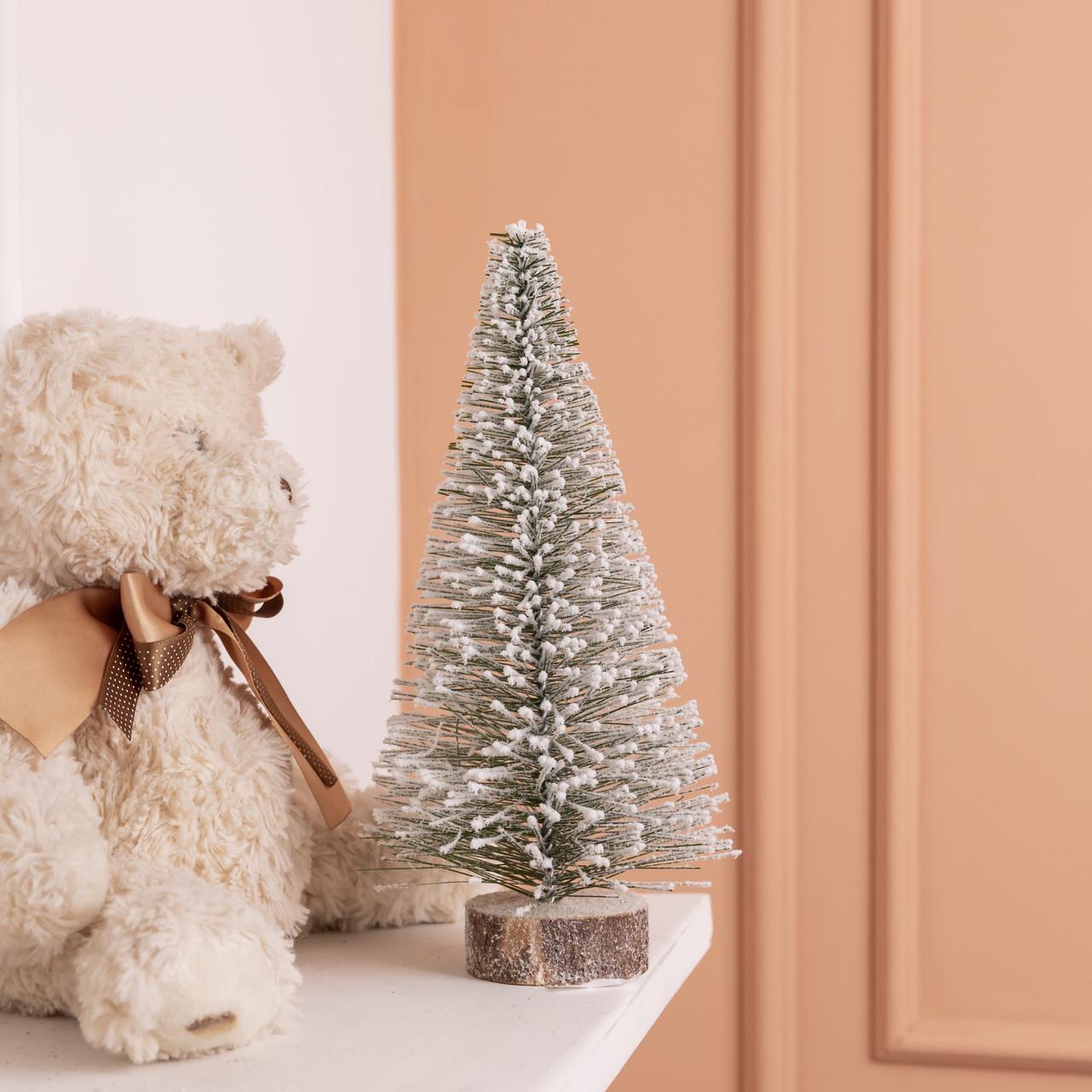 Искусственная елка настольная Стрела SOK-М-12-2 25 см на деревянной подставке (30123480) - фото 2 Искусственная елка настольная Стрела SOK-М-12-2 25 см на деревянной подставке (30123480) - фото 2