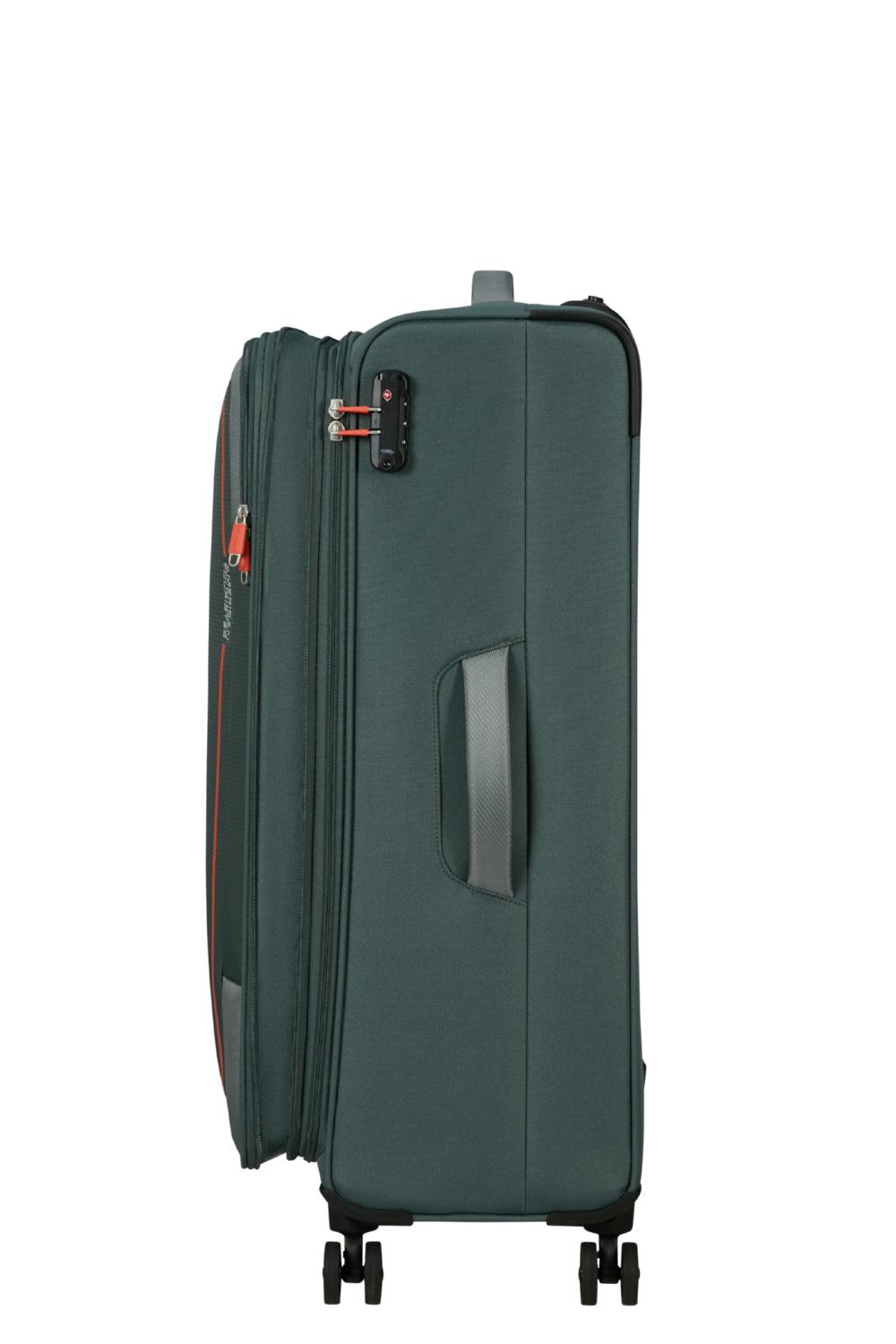 Чемодан American Tourister PULSONIC 81x49x31/34 см Зеленый (MD6*04003) - фото 7