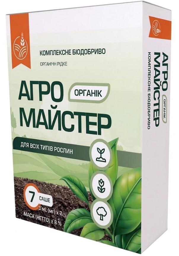 Удобрение органическое универсальное жидкое Агро Мастер 7 саше по 5 мл 3 шт. (2104619422)