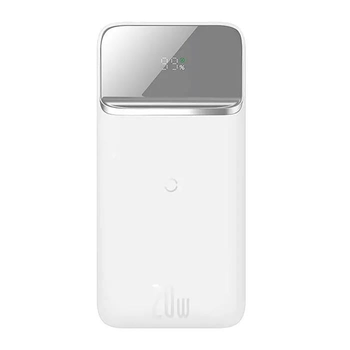 Повербанк BASEUS Magnetic Wireless Fast Charge 10000mAh 20W White (PPCX010202)