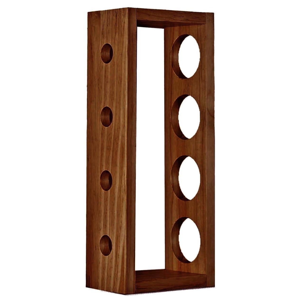 Полка для вина настенная из дерева Сендай Шафран (ПНК-000306)