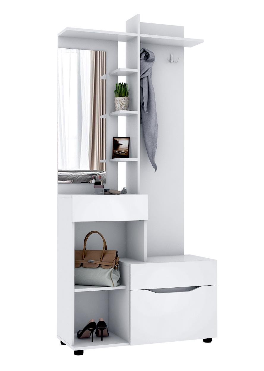 Вешалка Мастер Форм Аякс левосторонняя 900х376х2000 мм Нимфея альба (30908) - фото 1