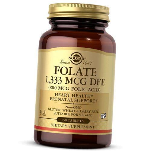 Витамины Solgar Folic Acid 800 мкг 250 табл. (36313157)