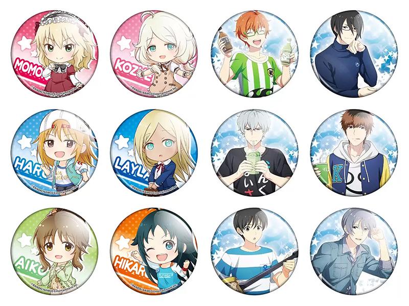 Набір значків Аніме The Idolmaster 12 шт. (NZN00354)