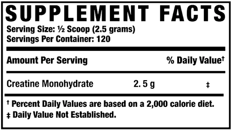 Креатин моногидрат Creatine XS 300 г (00000006522) - фото 2