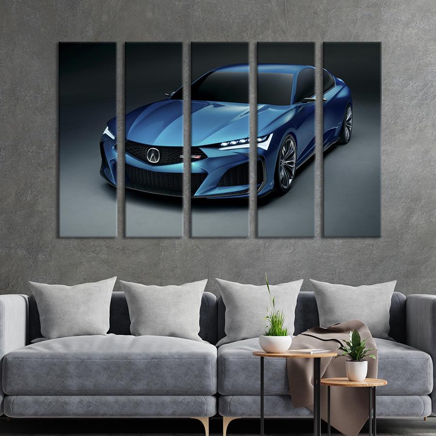Картина на холсте Роскошная машина Acura Type S 155x95 см (1246-51)