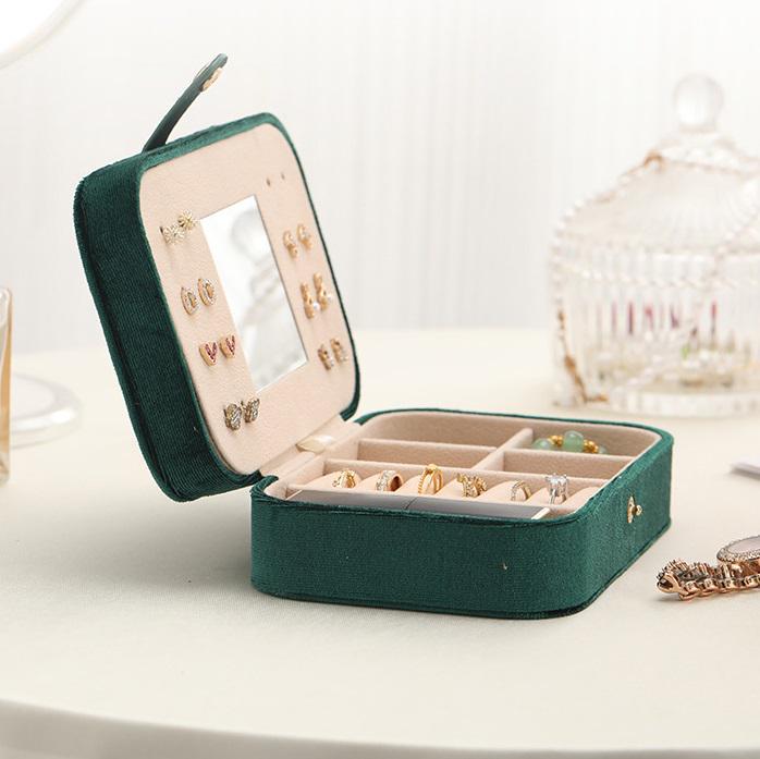 Органайзер для біжутерії та прикрас 15024 5х10,5х15,5 см Зелений (5002602) - фото 3 Органайзер для біжутерії та прикрас 15024 5х10,5х15,5 см Зелений (5002602) - фото 3