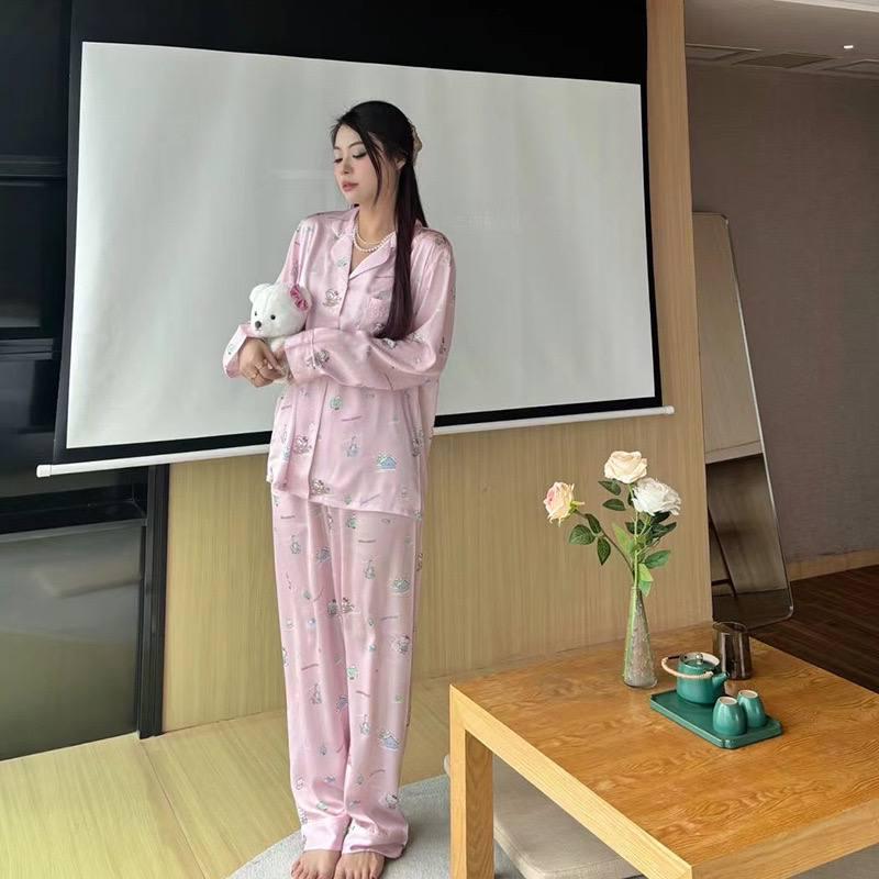 Пижама для девочки подростковая с принтом Hello Kitty 152-160 см 10-13 лет Розовый (10400) - фото 8